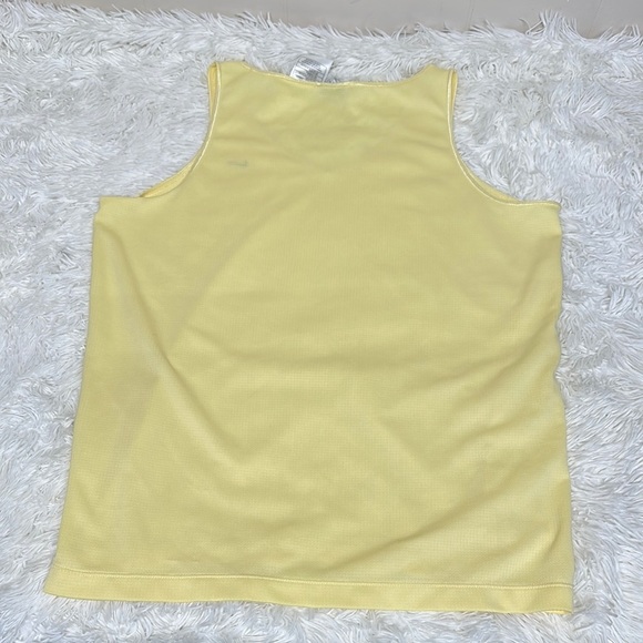 Nike Sphere  DryYellow Athletic Tank Top V-Neck - Picture 3 of 7